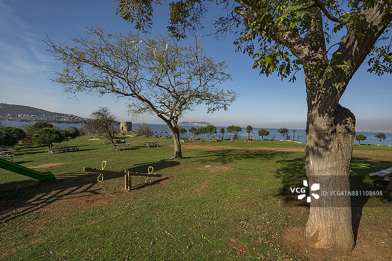马尔马拉海的王子群岛，伊斯坦布尔，土耳其图片素材
