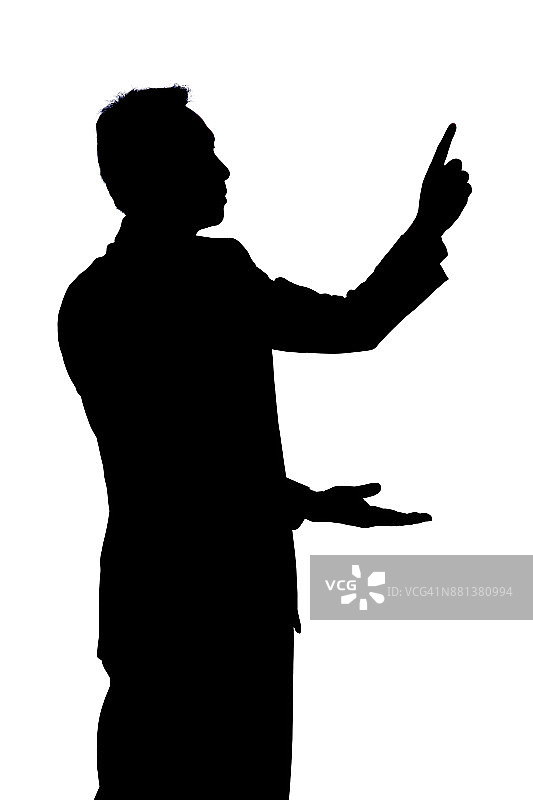 商务人士轮廓图片素材