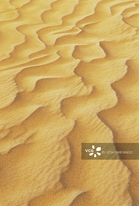 俄勒冈州沙丘的涟漪图片素材