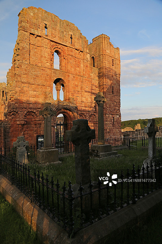 林迪斯法恩修道院图片素材