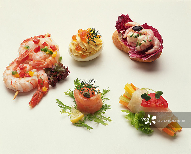 海鲜开胃菜图片素材