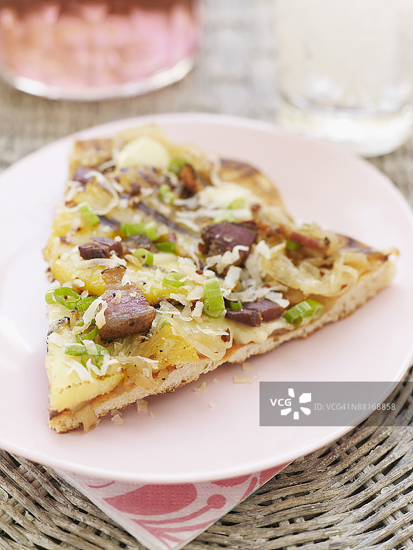 夏威夷披萨图片素材