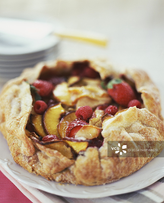 乡村水果馅饼图片素材