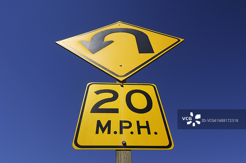 限速路标图片素材
