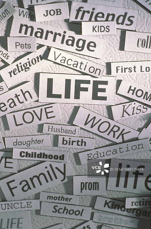 带有文字的纸片图片素材