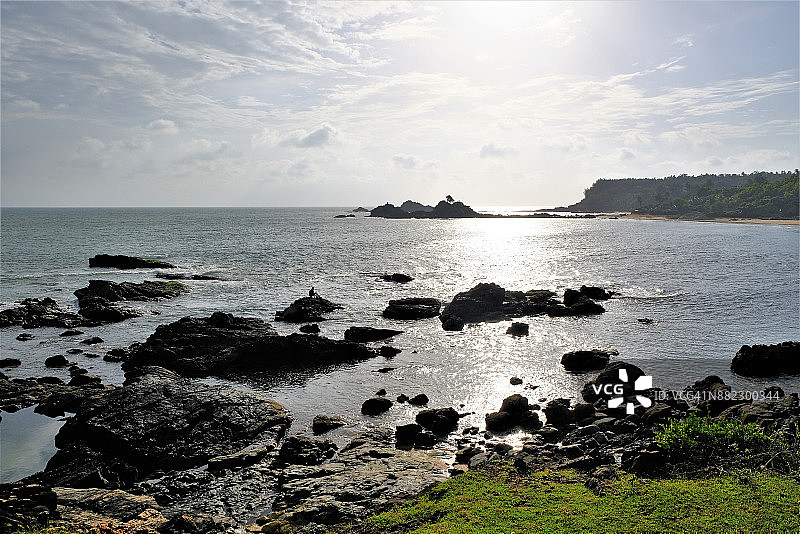 亚洲印度卡纳塔克邦果卡纳翁海滩图片素材