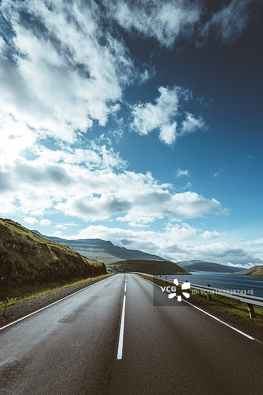 法罗群岛公路风光图片素材