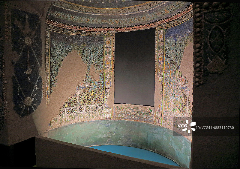 庞贝古城马赛克图片素材