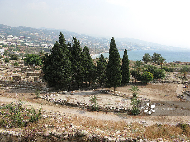 新石器时代以来有人居住的腓尼基古城比布鲁斯遗址图片素材