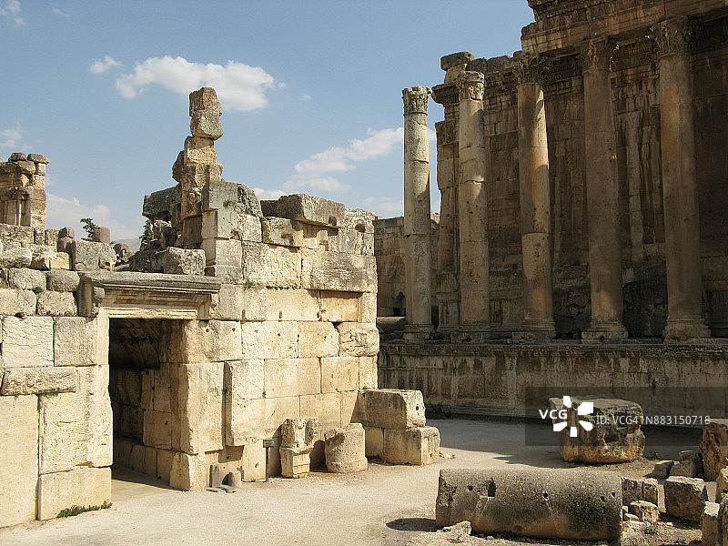 巴勒贝克巴克斯神庙（罗马赫利奥波利斯）图片素材
