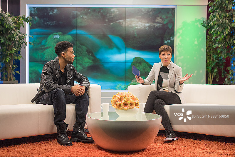 名人访谈节目图片素材