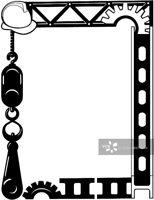 工业元素边框图片素材