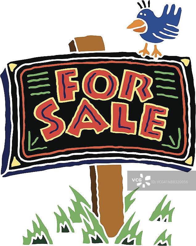 “出售”标志图片素材