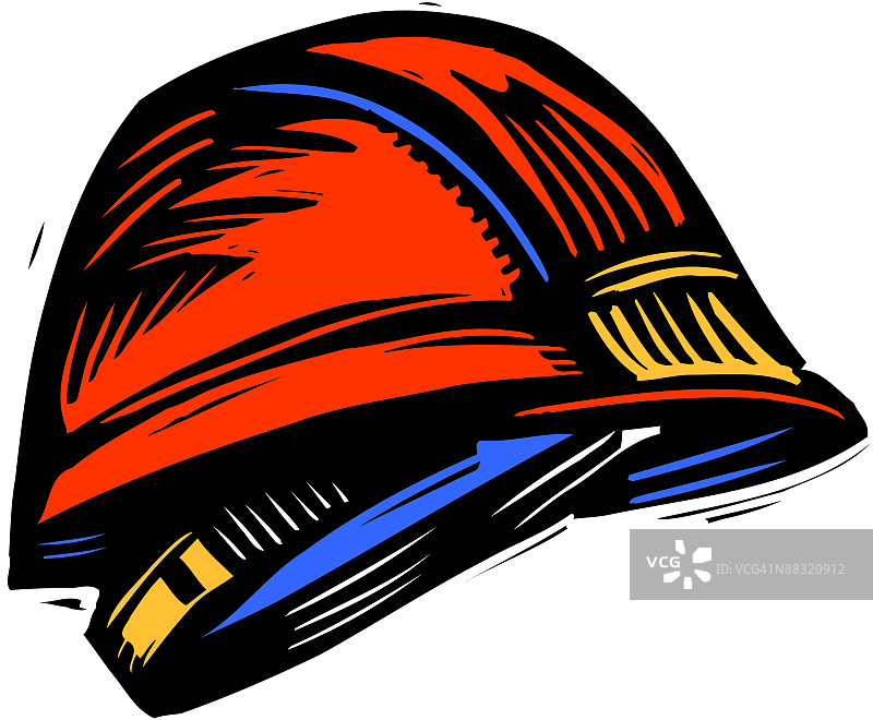 彩色安全帽图片素材