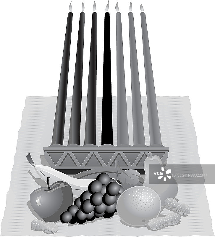 宽扎节元素，灰度图图片素材