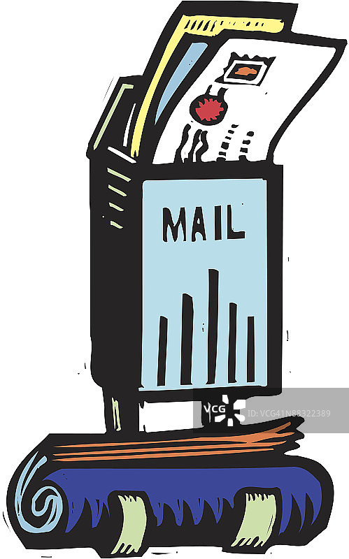 带“邮件”的彩色邮箱图片素材