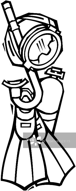 水肺潜水元素“潜水”滑冰图片素材