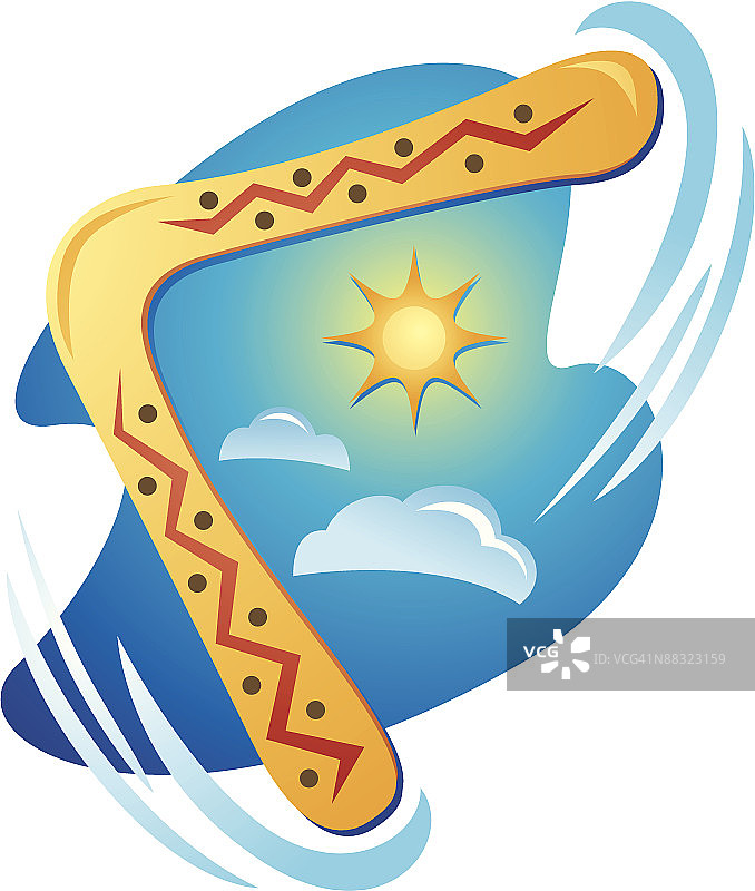 彩色回旋镖图片素材