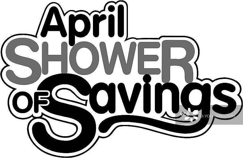 标题，四月优惠活动图片素材