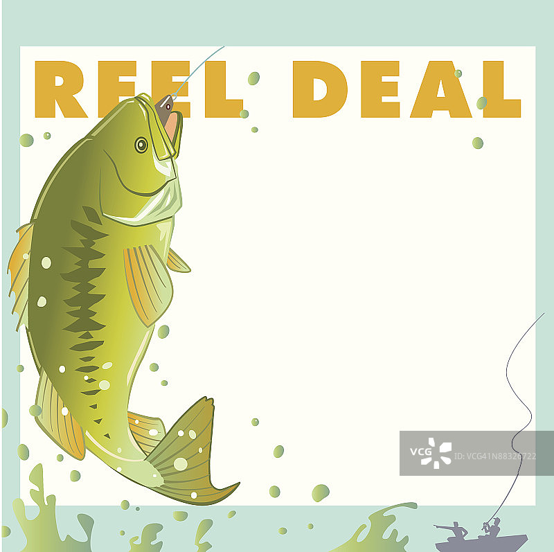 边框，标题，真正的交易，鱼图片素材