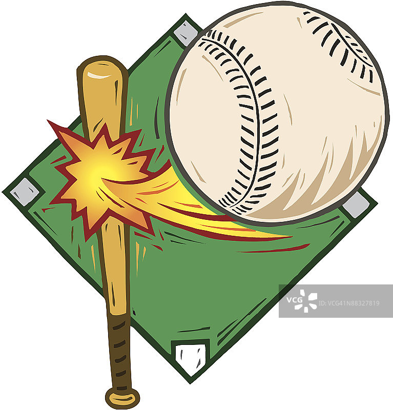 彩色分层垒球元素图片素材