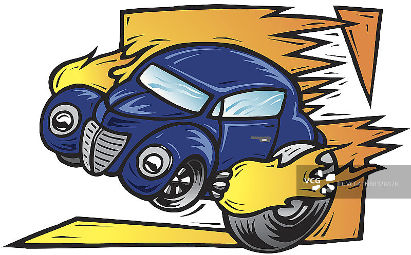 改装车分层配色（黑白款也可用）图片素材