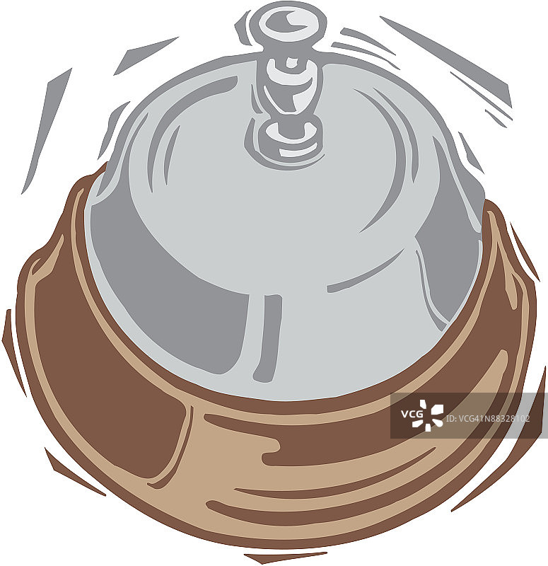 服务铃，彩色，Illustrator Ver. 5，分组元素图片素材