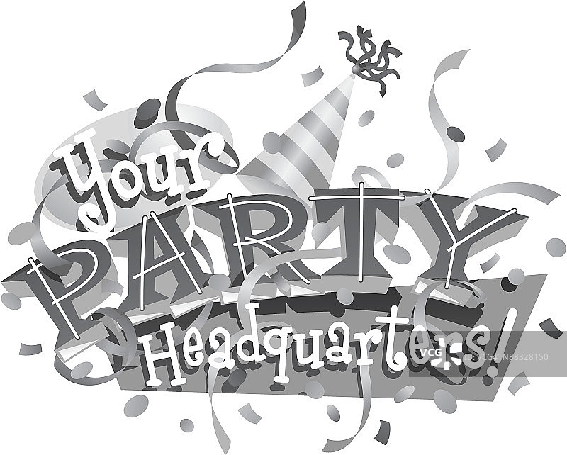 标题，您的派对总部图片素材
