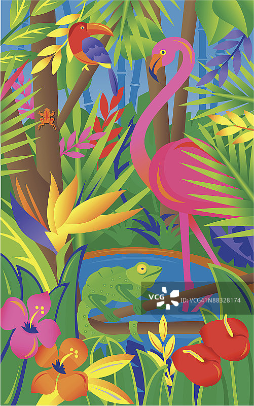 热带纹理元素（Illustrator Ver. 5）图片素材