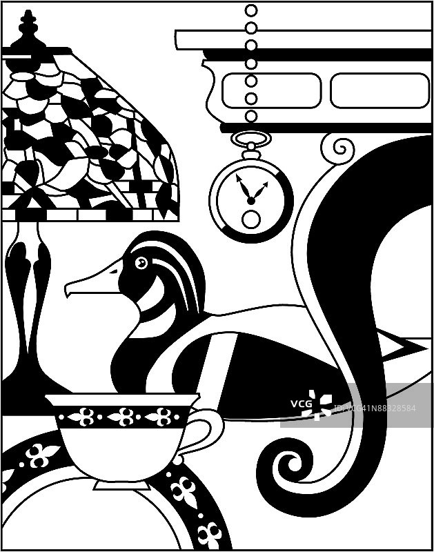 古董元素集合图片素材