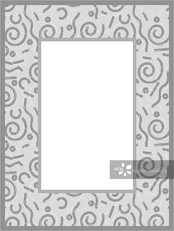边框、形状、灰度图图片素材