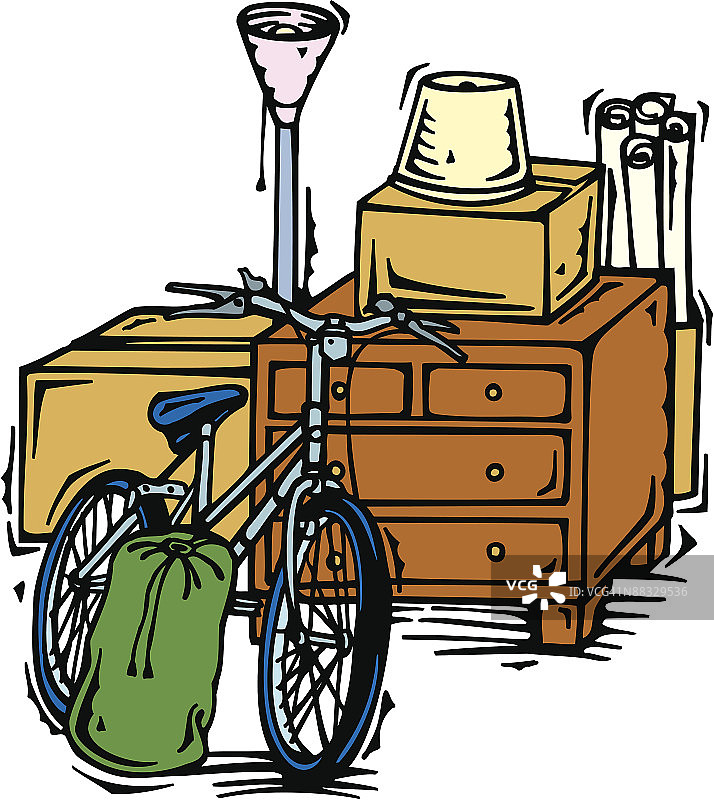 彩色收纳用品图片素材