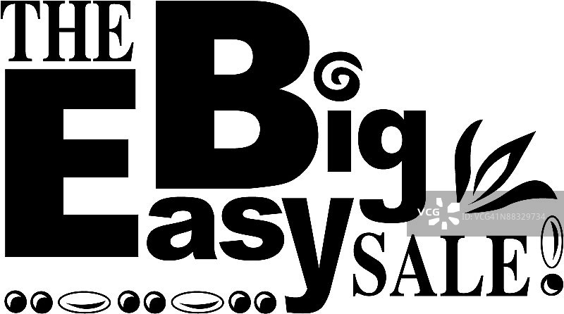 标题，轻松大促销串珠图片素材