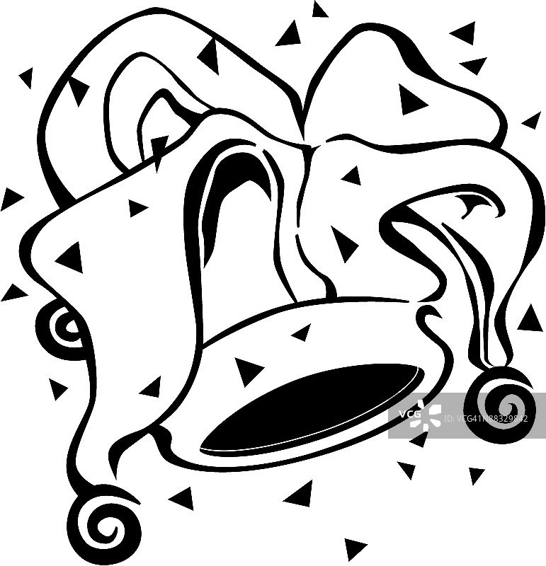 小丑的帽子图片素材