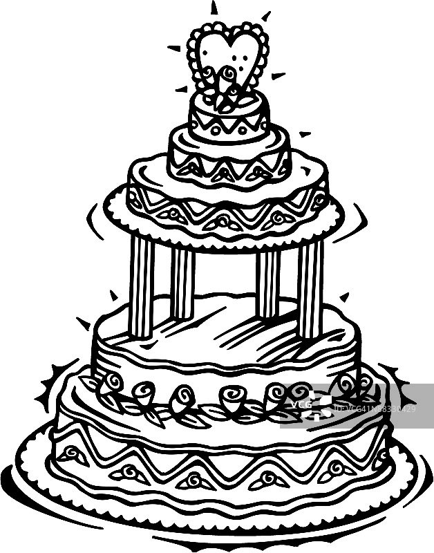 婚礼蛋糕图片素材