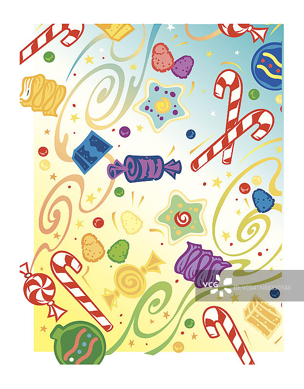 什锦糖果纹理Illustrator Ver. 3图片素材