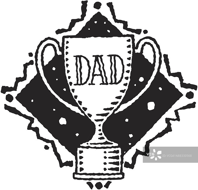 奖杯，父亲节分层素材图片素材