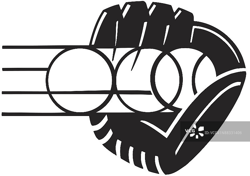 棒球手套和棒球分层素材，精准接球图片素材