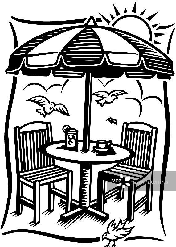 露台家具图片素材