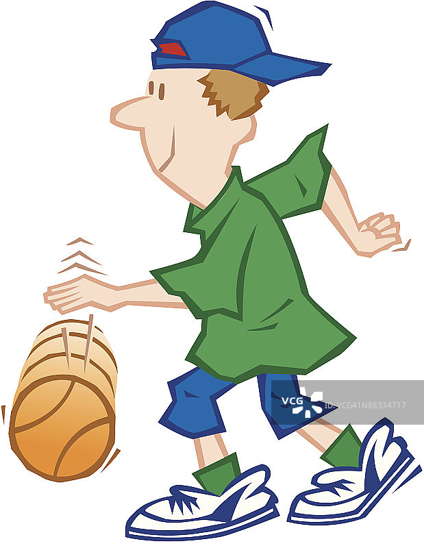 男孩运篮球图片素材