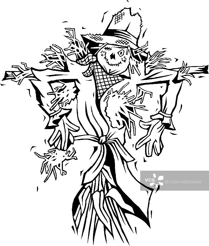 稻草人图片素材