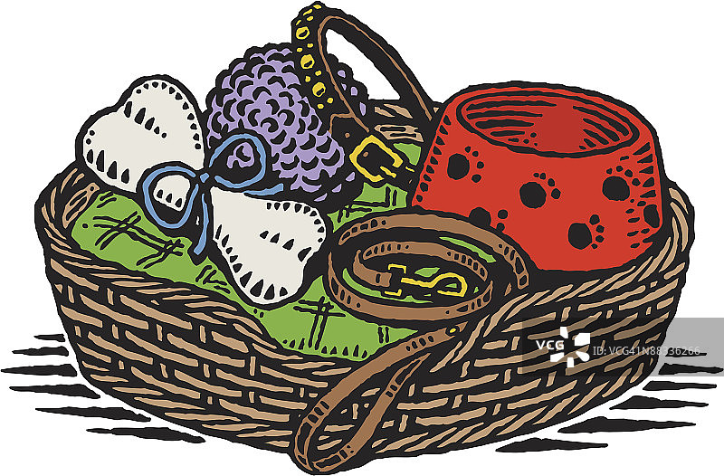 狗狗礼品：别忘了你的宠物，小狗的礼物图片素材