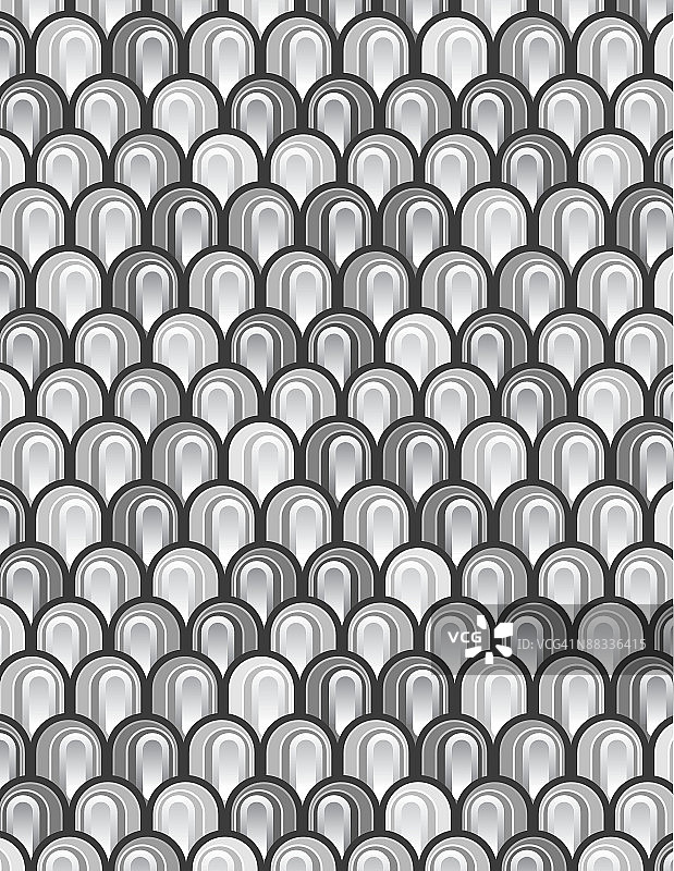 重叠贴花纹理背景（灰度）图片素材