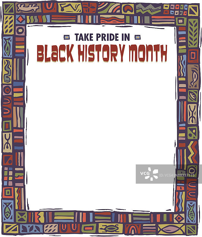 非裔设计黑色历史月banner图片素材