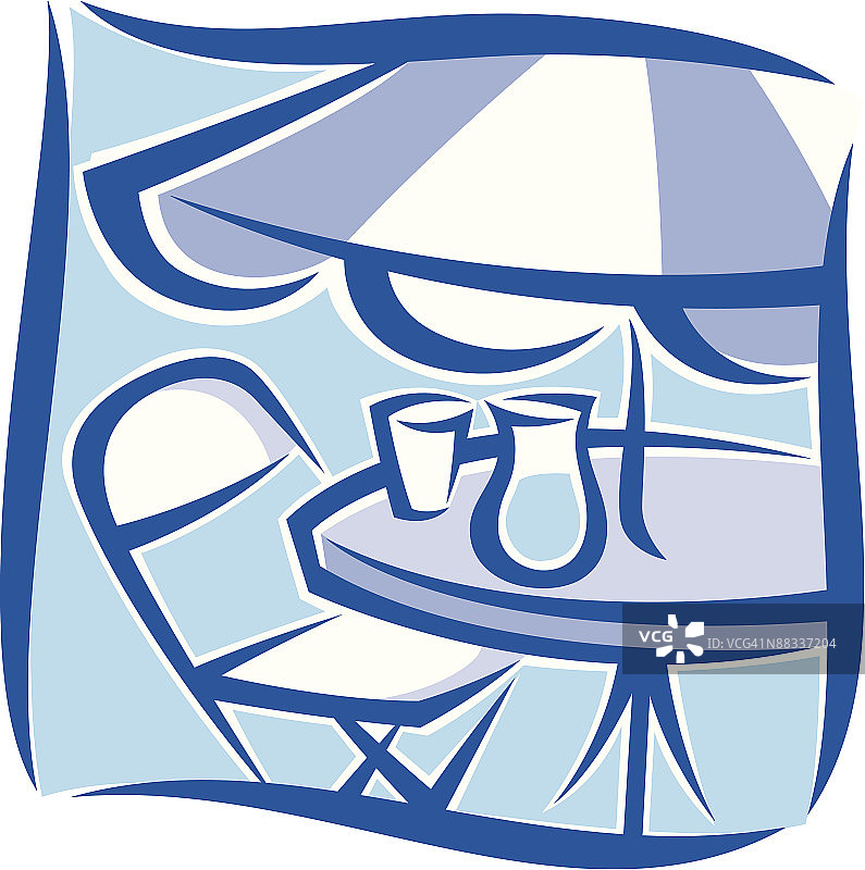 庭院桌椅图片素材