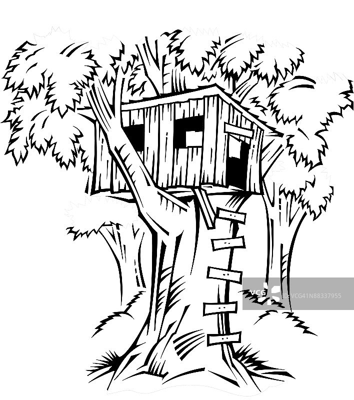 树屋图片素材