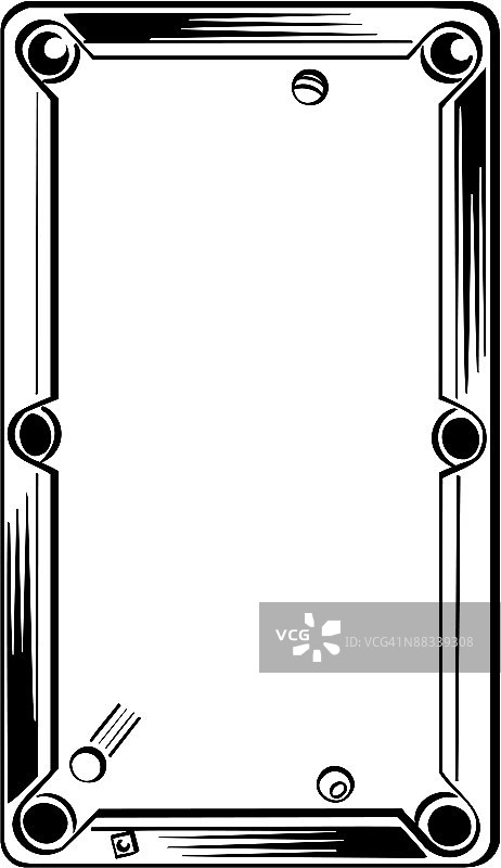 边框，台球桌优惠券图片素材