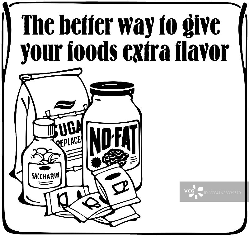 代糖食品风味横幅图片素材