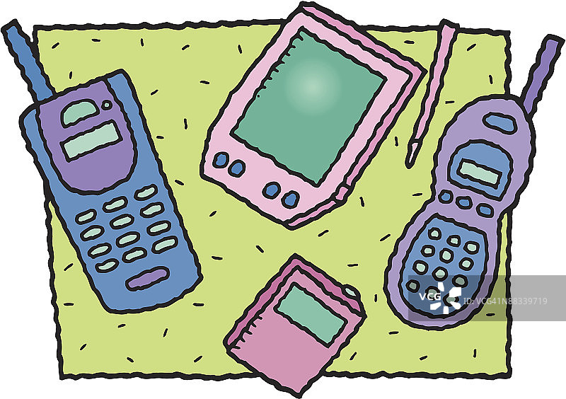 电子设备，彩色图片素材