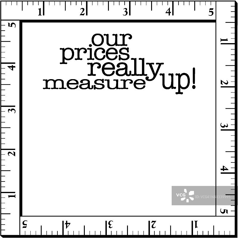 价格测量标尺边框图片素材